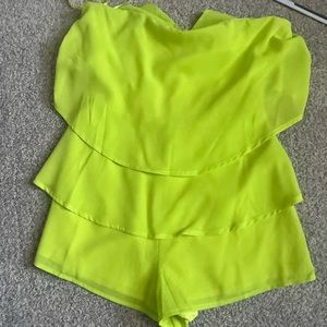 Green romper - Superdown